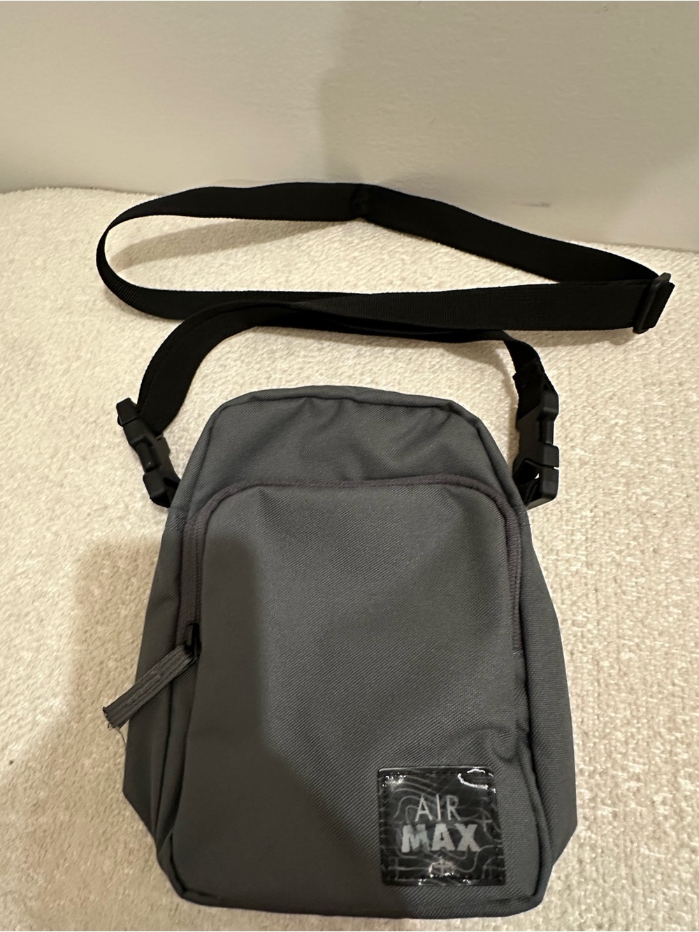 Nike Gray/Black Air Max Crossbody Belt Bag